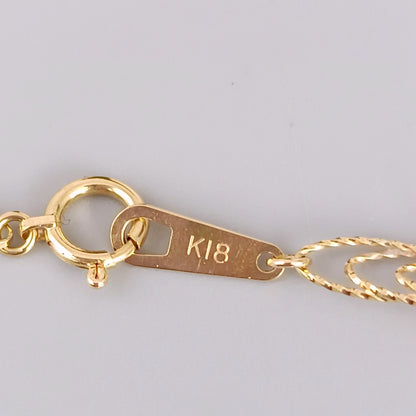 18金 K18 男女兼用 デザインネックレス 6.67ｇ 41㎝ Z1838