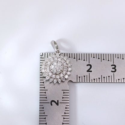 18金 K18 男女兼用 ダイヤ0.5ct ネックレストップ 1.6ｇ Z2929
