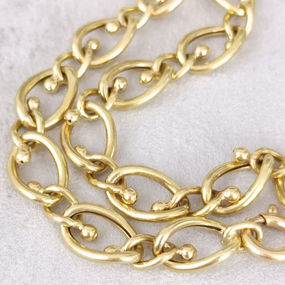 18金 K18 男女兼用 ウノアエレ 中空ブレス 10.04ｇ 19㎝ Z2091