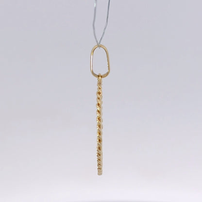 18金 K18 男女兼用 エリザベス金貨モチーフ ネックレストップ 1.97ｇ Z1889