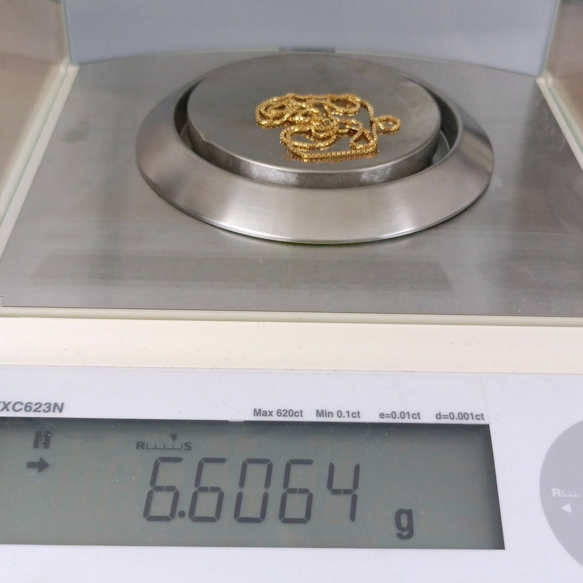 18金 K18 男女兼用 造幣局 ヴェネチアンネックレス 6.6ｇ 50㎝ Z2080