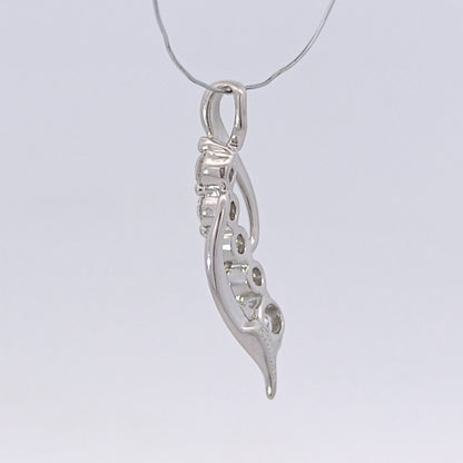Pt900 プラチナ 男女兼用 ダイヤ0.3ct  ネックレストップ 1.36ｇ Z2931