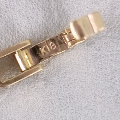 18金 K18 男女兼用 2連ブレス 4.66ｇ 18.5㎝ Z2092
