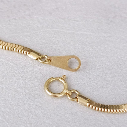 18金 K18 男女兼用 造幣局 スネークネックレス 9.09ｇ 41.5㎝ Z2049