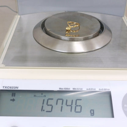 18金 K18 ハート デザインリング 1.57ｇ 12号  Z2347