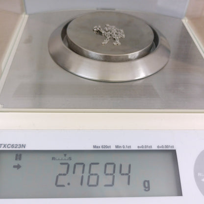 Pt1000 プラチナ 男女兼用 造幣局 スクリューネックレス 2.76ｇ 40㎝ Z1941