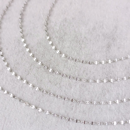 Pt1000 プラチナ 2連ペタルチェーン ロングネックレス 3.61ｇ 70㎝ Z2265