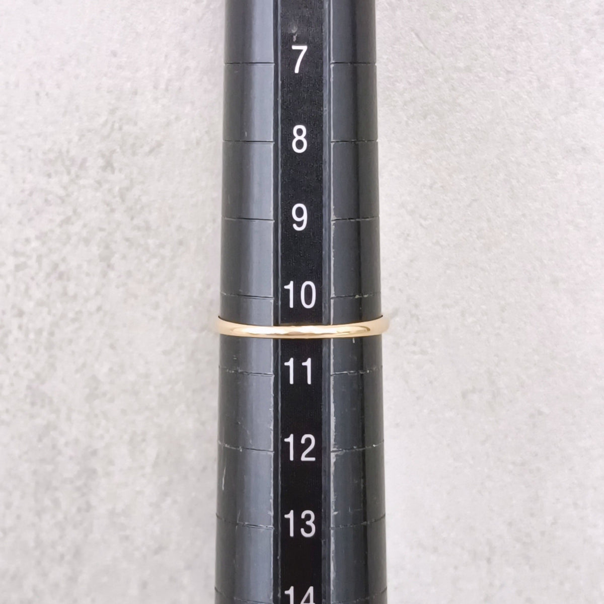 18金 K18 シンプル デザインリング 1.11ｇ 10～11号 Z2345