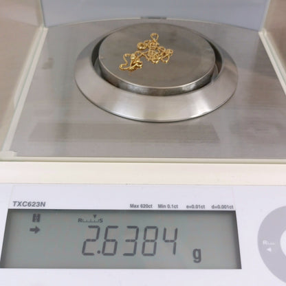 18金 K18 男女兼用 ヴェネチアンネックレス スライドアジャスター付き 2.63ｇ 45.5㎝ Z1846
