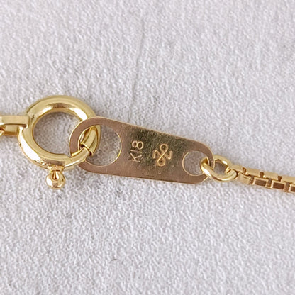 18金 K18 男女兼用 ジュエリーマキ ヴェネチアンネックレス 3.31ｇ 42.5㎝ Z2701