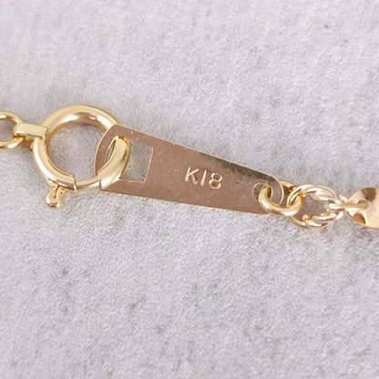 18金 K18 男女兼用 デザインネックレス 6.19ｇ 42.5㎝  Z2031