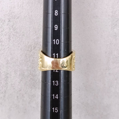 18金 K18 ダイヤ0.23ct デザインリング 7.08ｇ 11～12号 Z2972