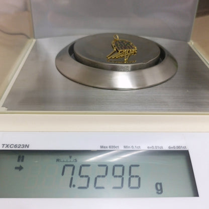 18金 K18 男女兼用 ステンドグラス ネックレストップ 7.52ｇ Z3042