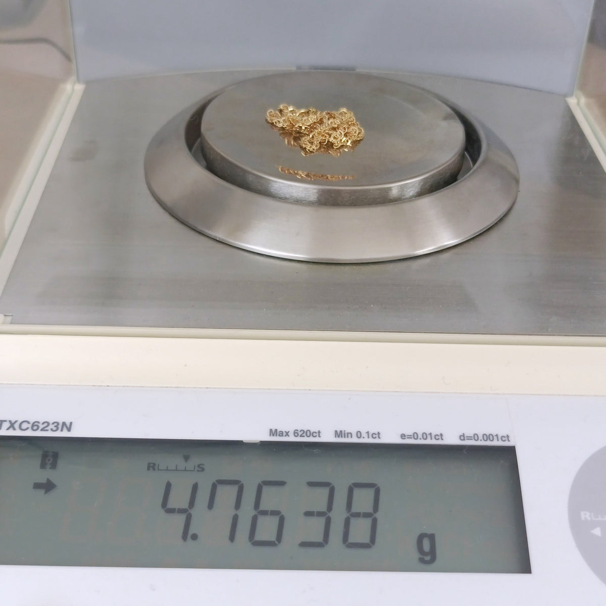 18金 K18 男女兼用 造幣局 スクリューネックレス 4.76ｇ 49.5㎝ Z2497
