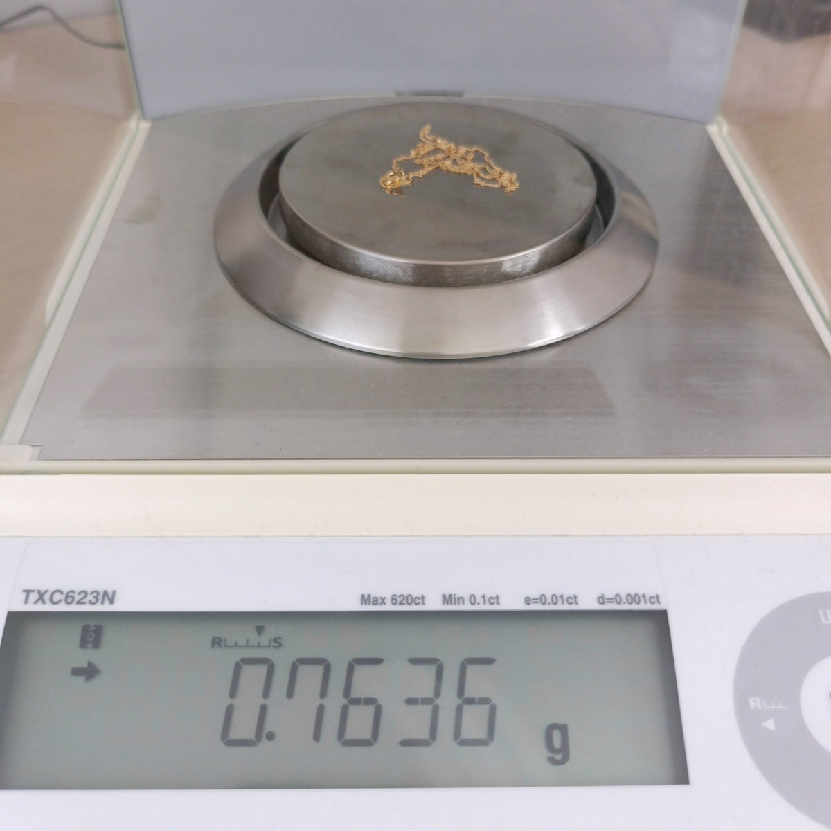 18金 K18 男女兼用 スクリューネックレス 0.76ｇ 40㎝ Z1935
