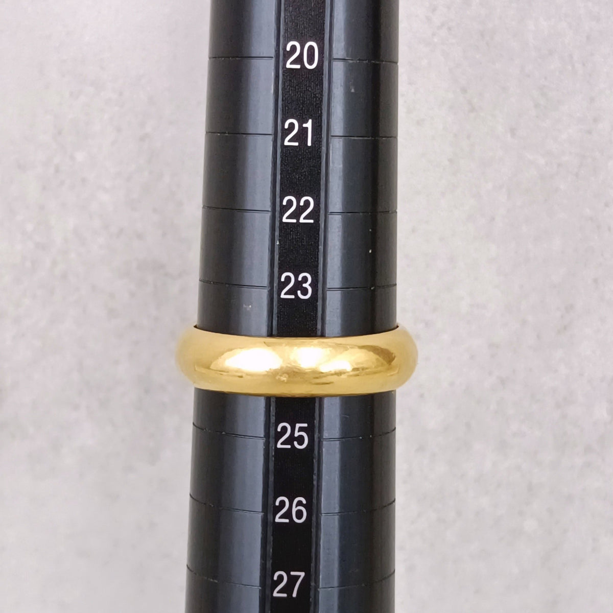 24金 K24 男女兼用 シンプル 甲丸リング 13.69ｇ 24号 Z2602