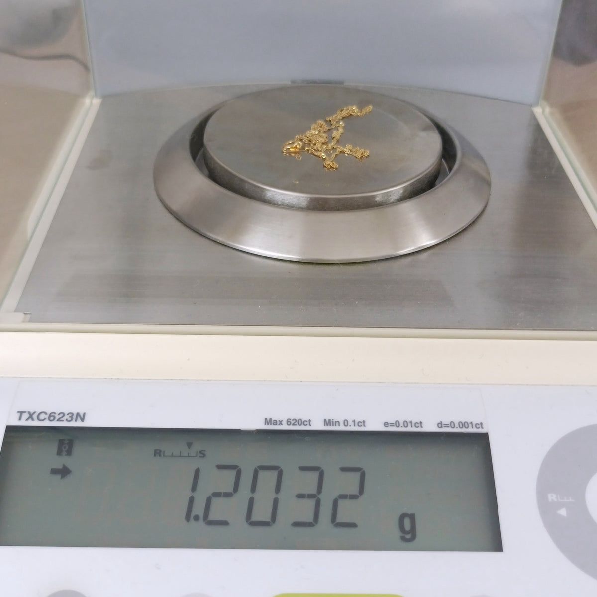 18金 K18 男女兼用 スクリューネックレス 1.2ｇ 40㎝ Z2499