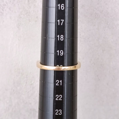 18金 K18  ハーフエタニティリング 2.74ｇ 20号 Z2966