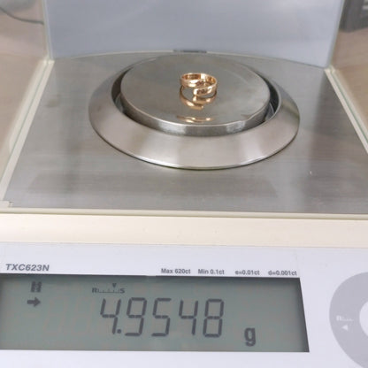 18金 K18 男女兼用 デザインリング 4.95ｇ 13号 Z2964