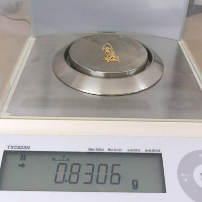 18金 K18 男女兼用 イタリー スクリューネックレス 0.83ｇ 39.5㎝ Z2183