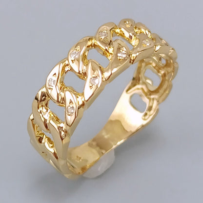 18金 K18 男女兼用 喜平調 リング 2.64ｇ 12～13号  Z2341