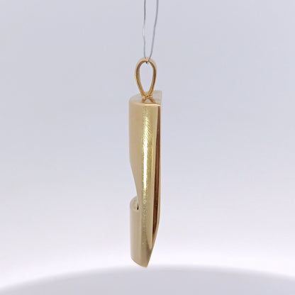 18金 K18 男女兼用 笛 ネックレストップ キーホルダー 8.26ｇ Z2332