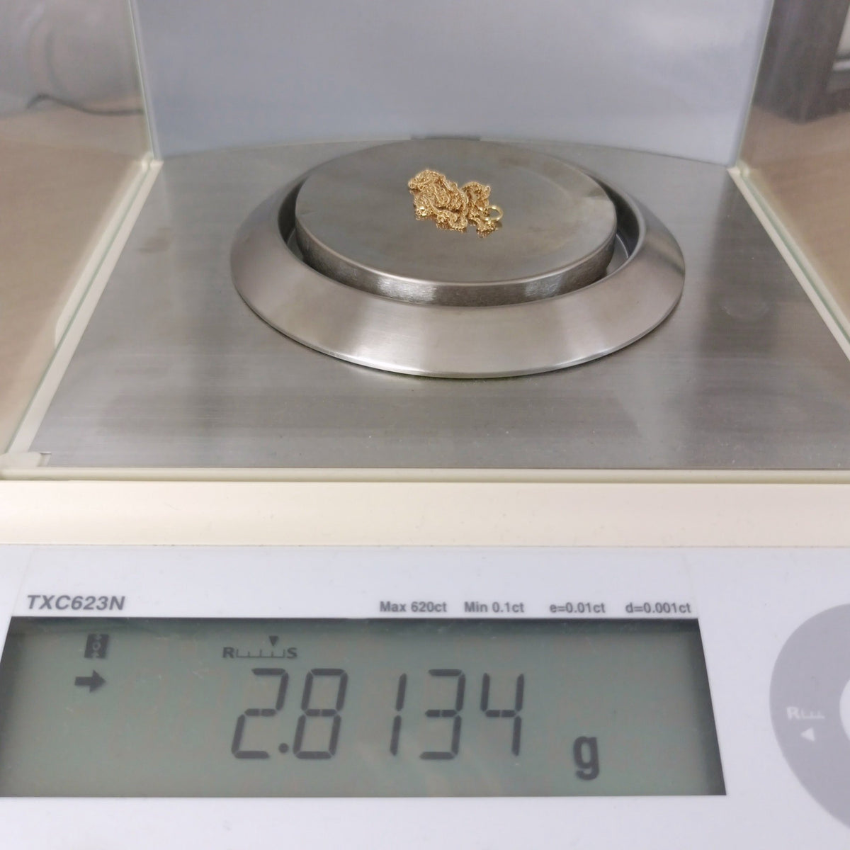 18金 K18 男女兼用 造幣局 スクリューネックレス 2.81ｇ 40㎝ Z2707