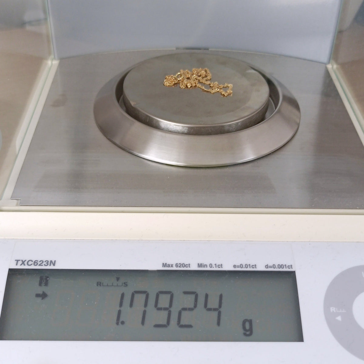 18金 K18 男女兼用 スクリューネックレス 1.79ｇ 40㎝ Z2137