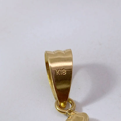 18金 K18 男女兼用 十字架クロス ネックレストップ 1.21ｇ Z1884